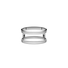 Load image into Gallery viewer, Elan Dual Ring Silver
