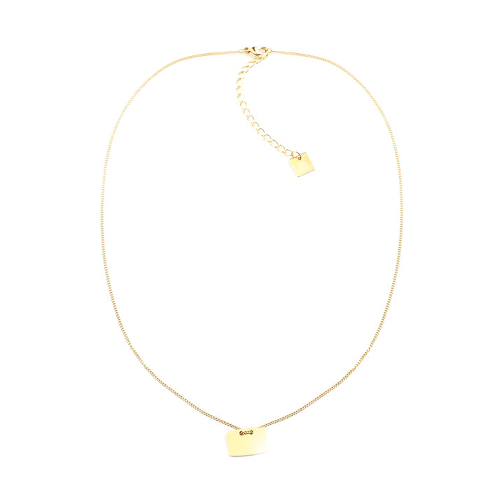 Plaque Necklace