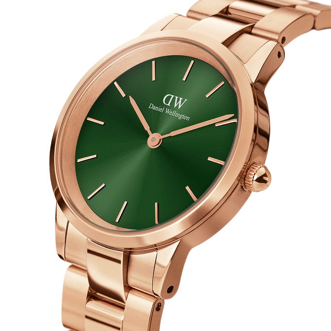 Iconic Emerald Rose Gold Green